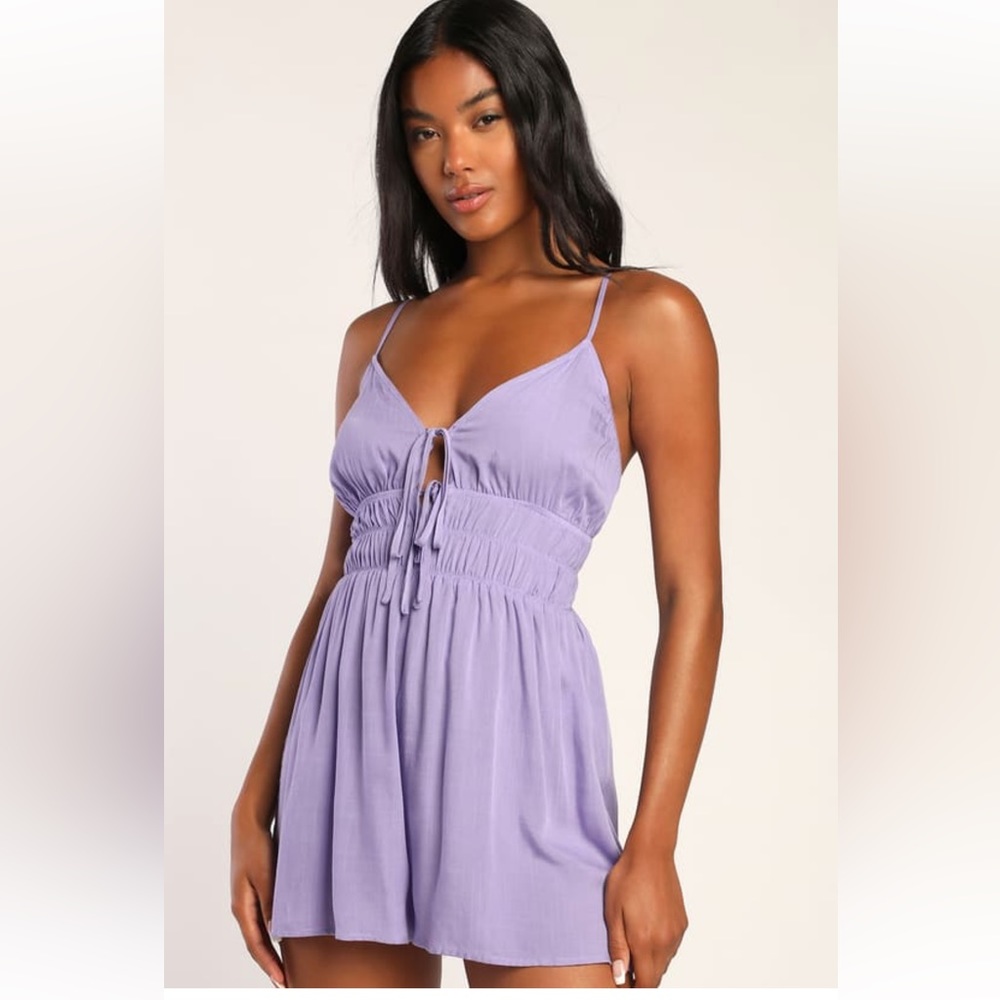 Lulus XS Purple Romper - Picture 1 of 2